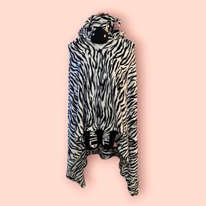 Secret Treasures Zebra hooded blanket